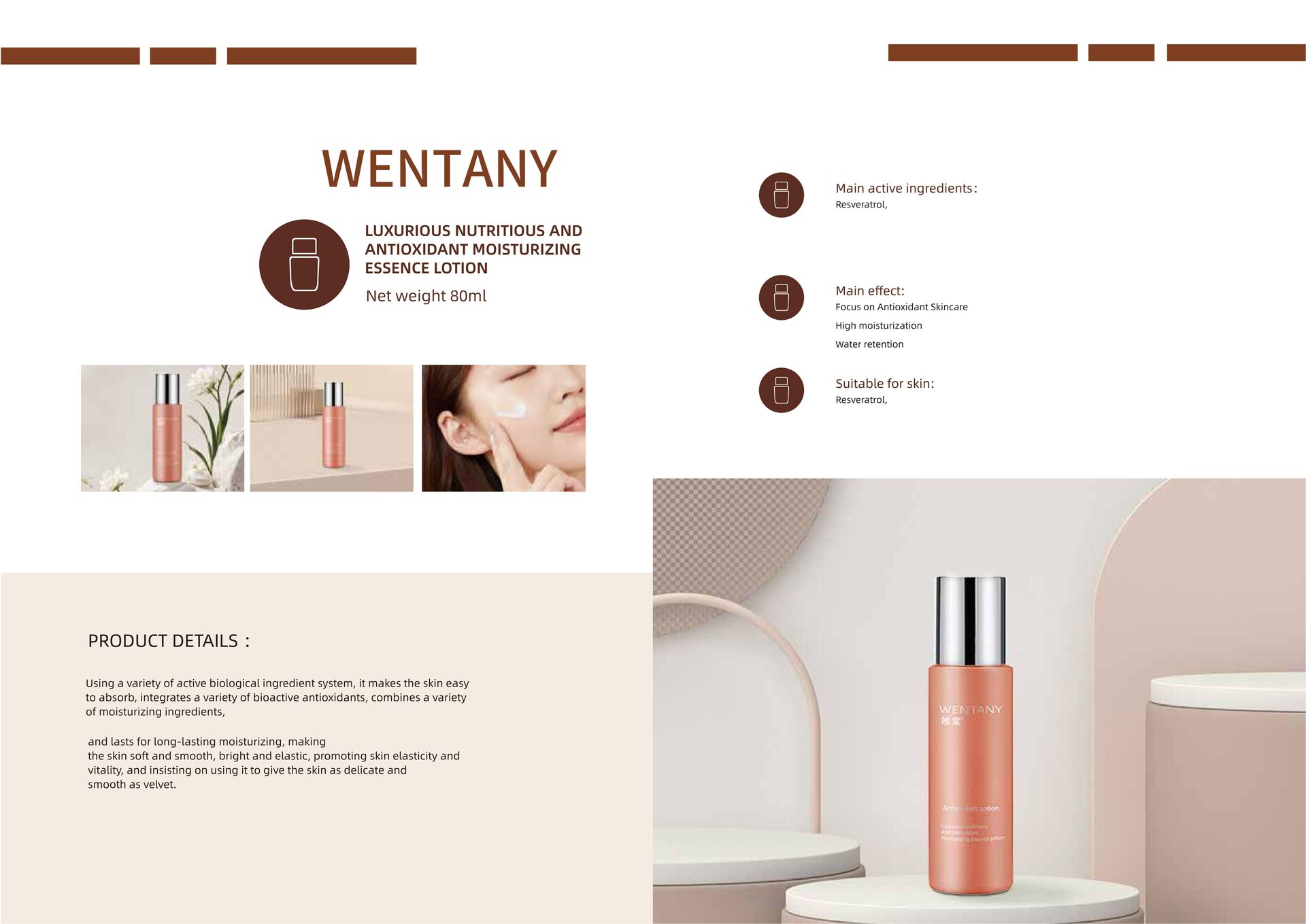 Eye cream anti-aging skincare OEM cosmetics supplier